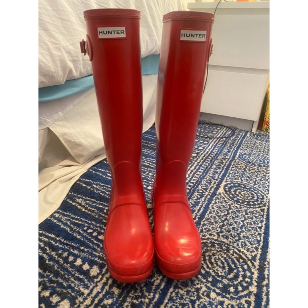 Original Hunter Boots in red